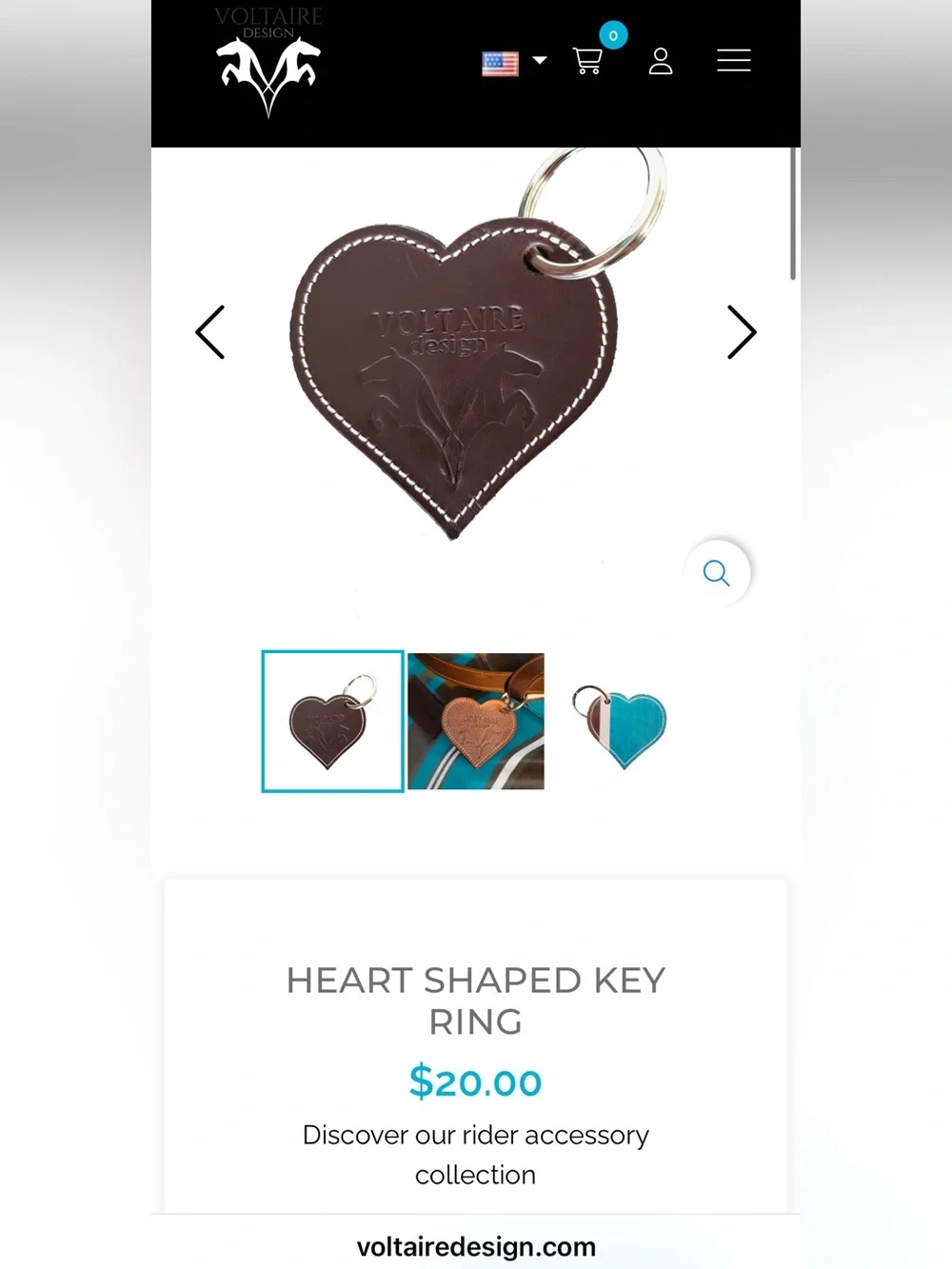 Voltaire heart shaped